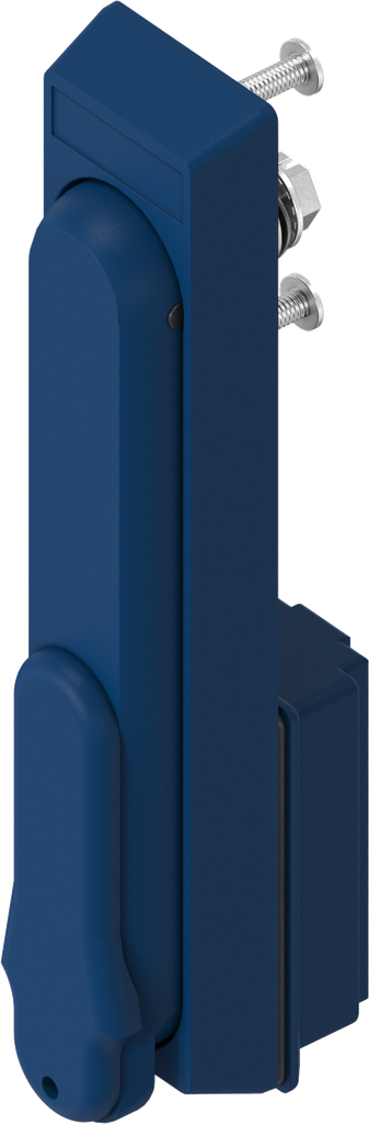 Zwenkgreep voor profiel-halfcilinder 40 mm (A = 30 mm), polyamide GF staalblauw