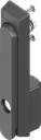Schwenkgriff mit Betätigung Kronenkontur, Polyamid GF schwarz
