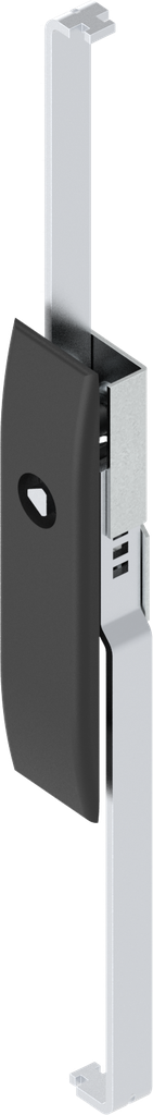 Escutcheon with rods with insert triangular 8, Polyamide GF black