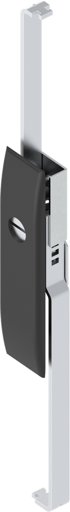 Escutcheon with rods with insert slot 2 x 4, Polyamide GF black