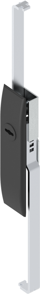 capotage avec crémones avec cache-entrée et rotor FIAT et cache-entrée, polyamide GF noir