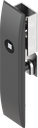 capotage pour crémones avec rotor carré 6, polyamide GF noir