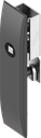 Escutcheon for rods with insert square 7, Polyamide GF black