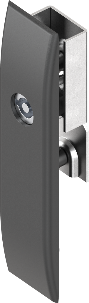 Mostrina con aste con inserto doppia aletta 3, poliammide GF nero