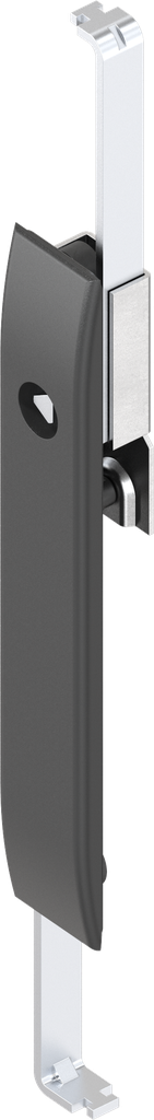 Sleutelschild voor sluitstangen met bediening driekant 8, polyamide GF zwart