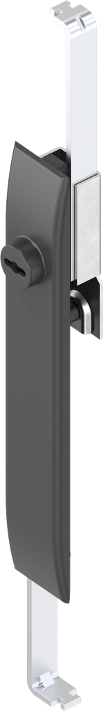 Escutcheon with rods with insert FIAT and mask, Polyamide GF black