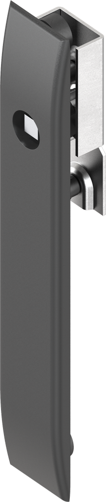 capotage pour crémones avec rotor carré 8, polyamide GF noir