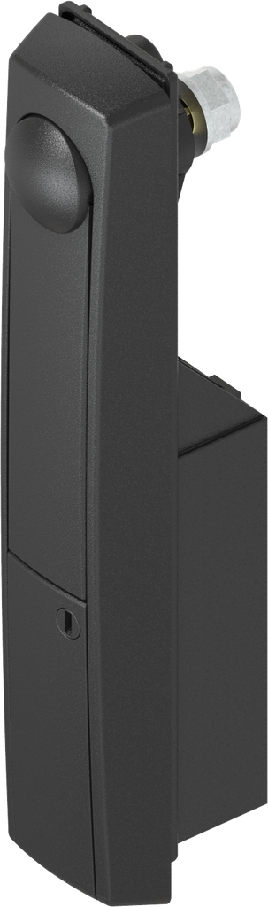 poignée escamotable à double cylindre pour type KABA 1514, zamak époxy noir