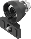 Sluitlipadapter met montagebeugel, PBT GF en polyamide GF zwart