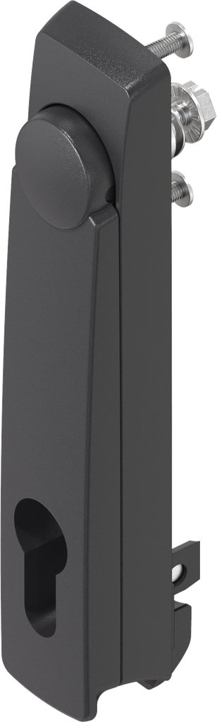 Zwenkgreep voor profiel-halfcilinder 40 mm (A = 30 mm), polyamide en GD-Zn (Zamak) zwart
