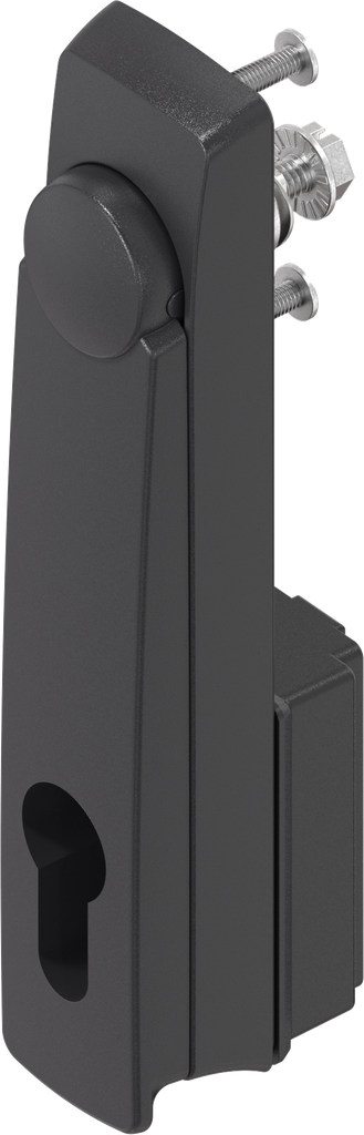 Swinghandle for profile half cylinder 45 mm (A = 35 mm), Polyamide GF black