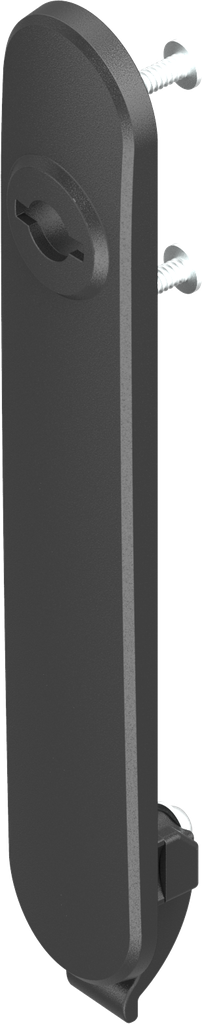 Embellecedor 1321 con gancho, poliamida GF negro