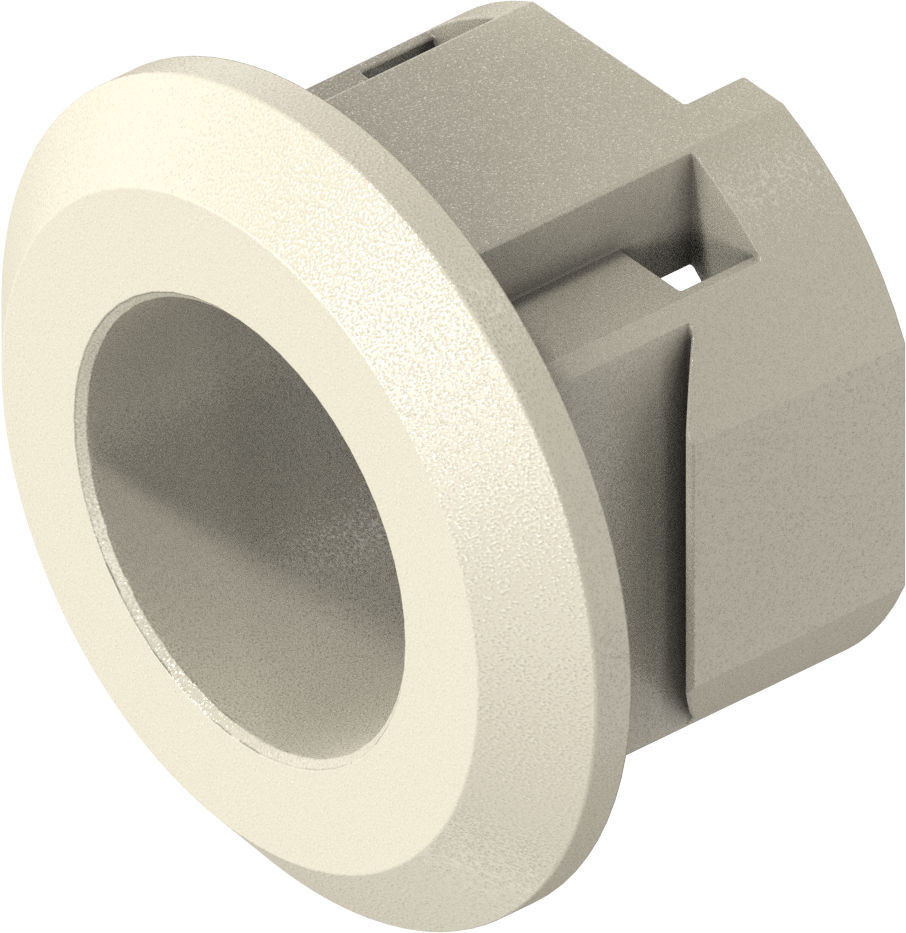 Housing unfoamed for insert, Polyamide GF pebble grey