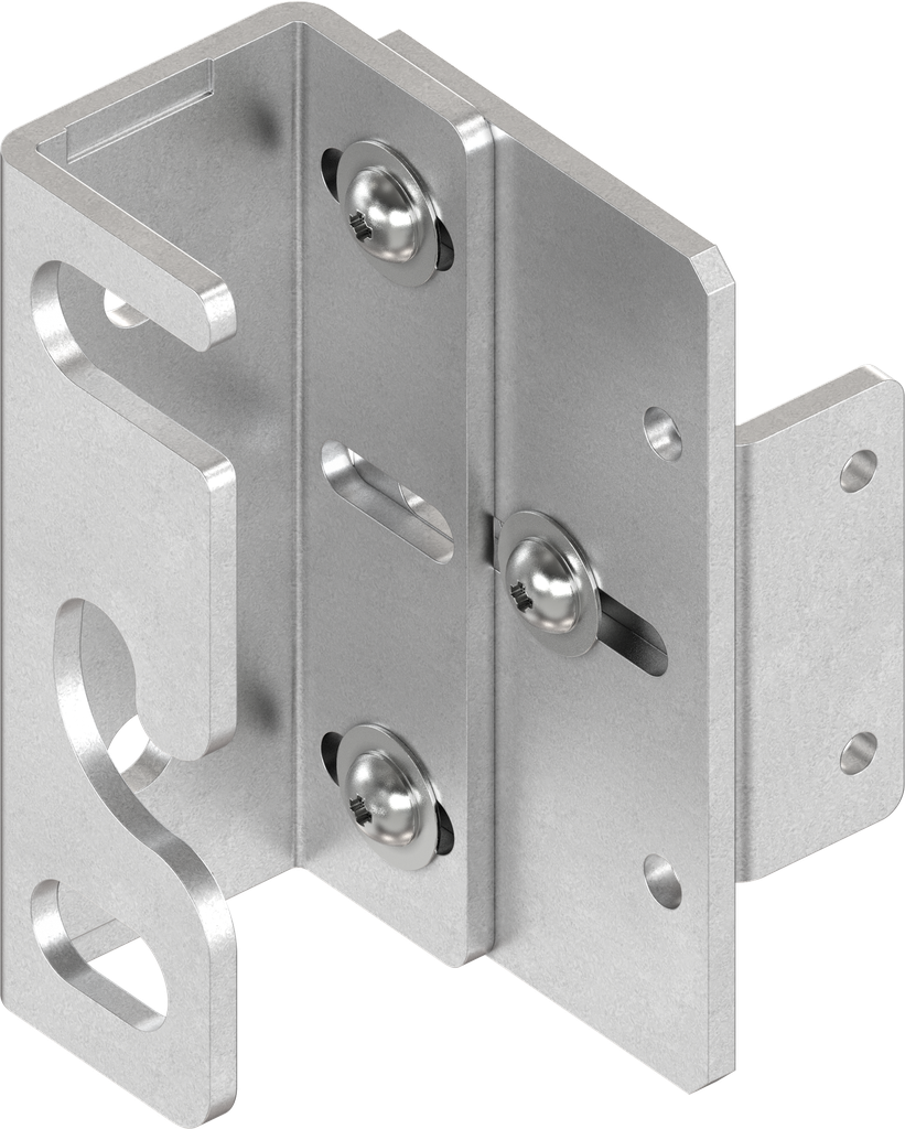 Slagplaat rechts, Staal verzinkt