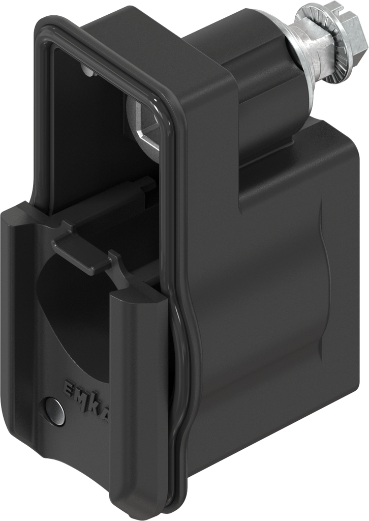 Modulo per cilindro KABA tipo 1036 a destra, zama nero verniciato a polvere per applicazione esterna