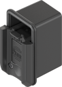 Module Zamak zwart gepoedercoat