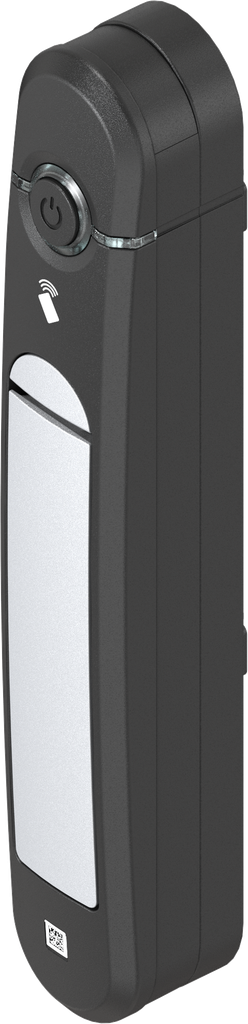 Zamak gepoedercoat in wit aluminium en polyamide GV zwart