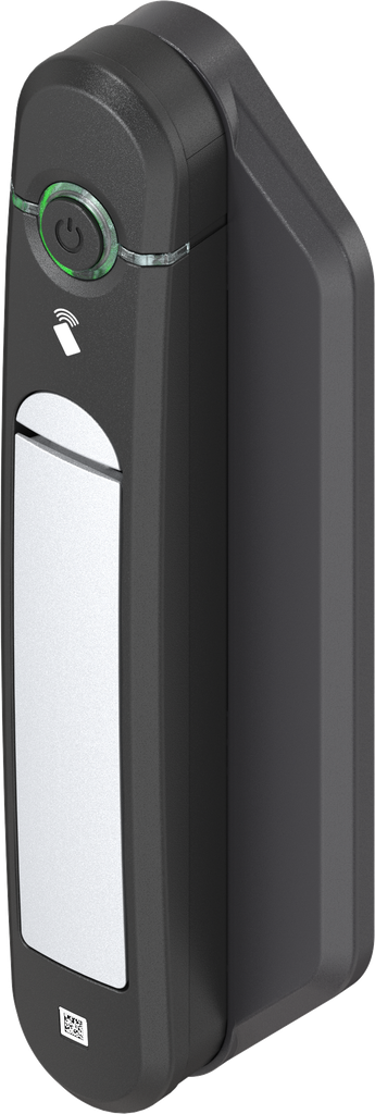 Zamak gepoedercoat in wit aluminium en polyamide GV zwart