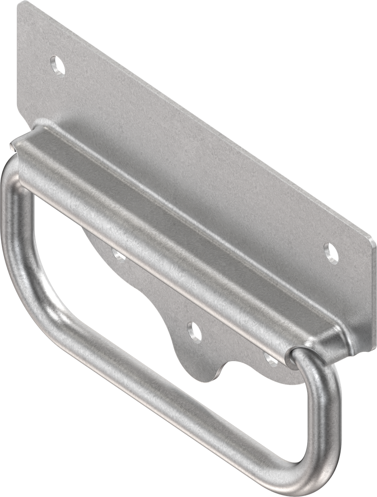Asa plegable sin resorte de torsión, acero galvanizado DS más Top Coat