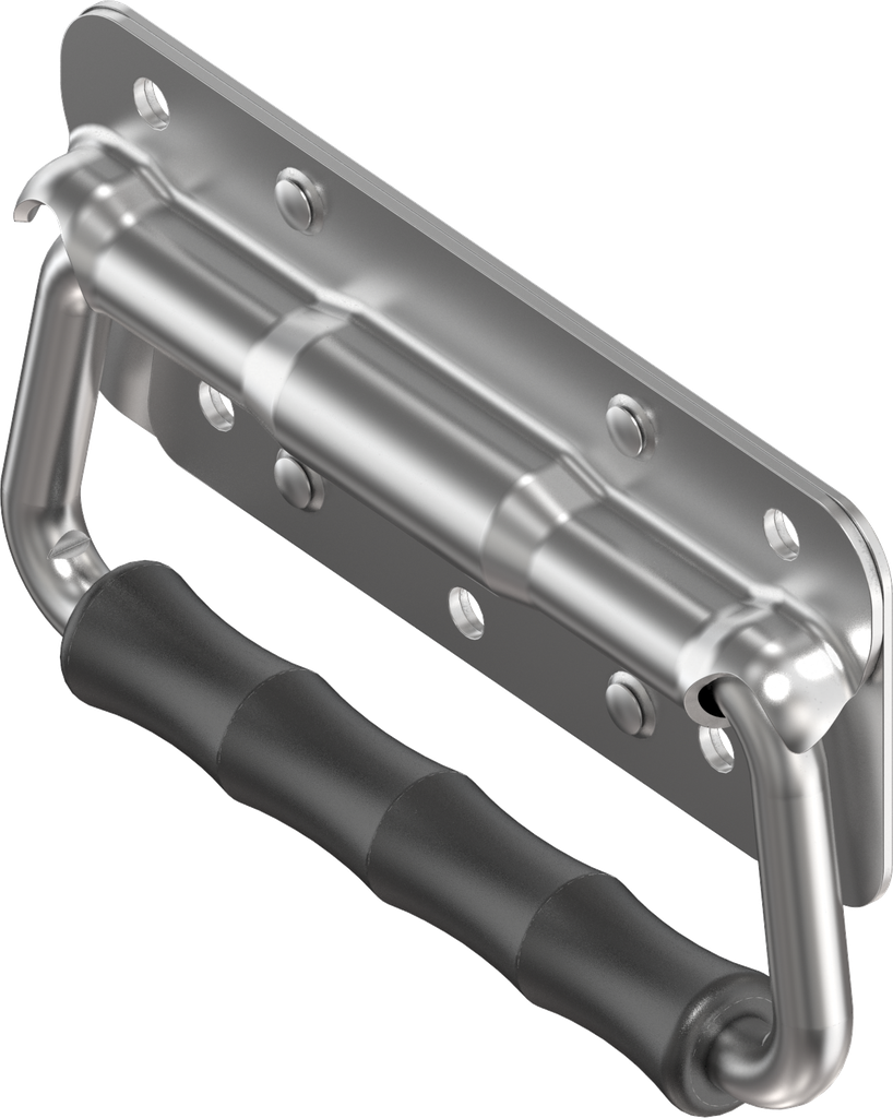 Asa plegable con resorte de torsión, acero inoxidable AISI 304