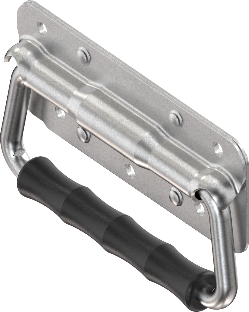 Asa plegable sin resorte de torsión, acero galvanizado DS más Top Coat