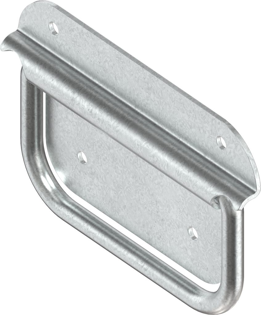 Asa plegable sin resorte de torsión, acero galvanizado DS más Top Coat