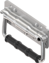 Asa plegable con resorte de torsión, acero galvanizado DS más Top Coat