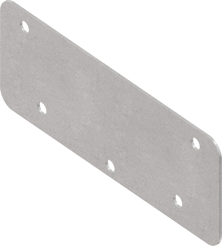 Counterplate for chest handle, Steel zinc-plated DS plus top coat