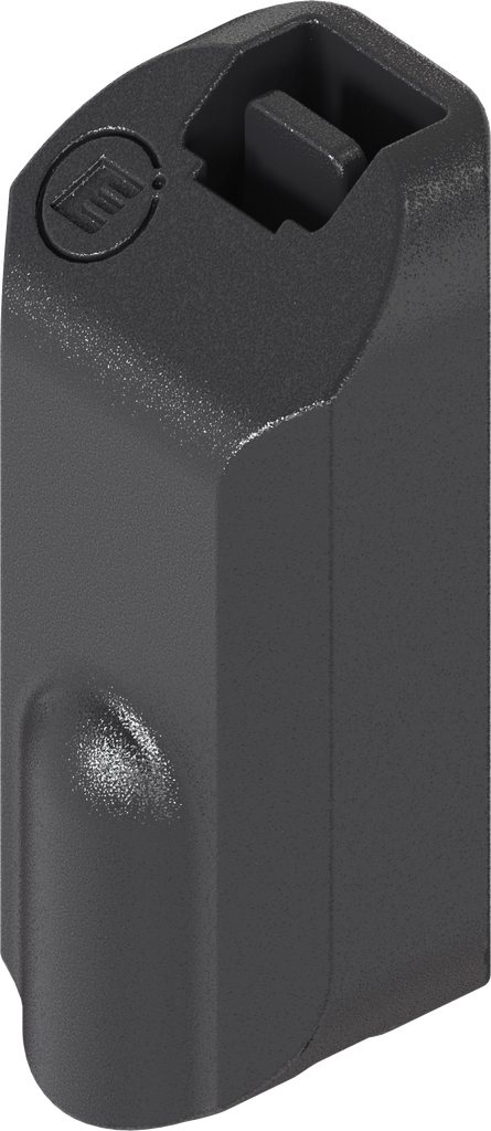 sabot d'arrêt pour tringle ronde, polyamide GF noir