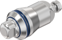 Compression latch for hygienic areas, Stainless steel AISI 316L