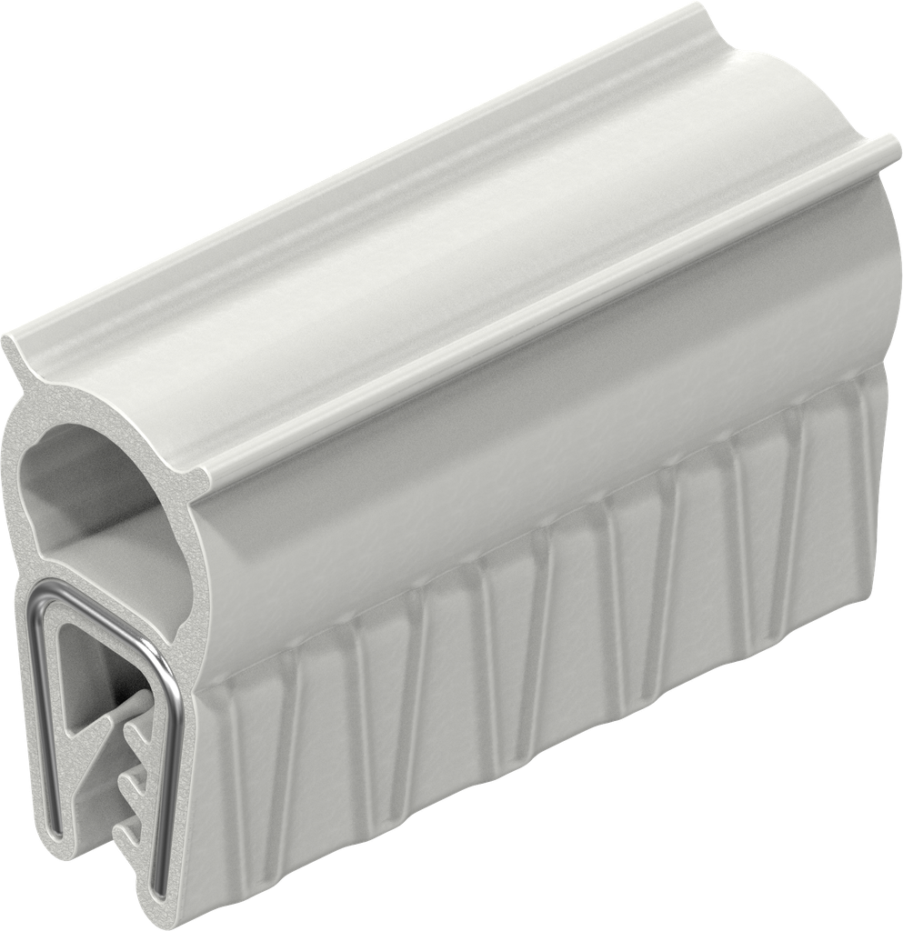 joint d'étanchéité en matériau ignifuge, silicone 75 ± 5 Shore A blanc pur