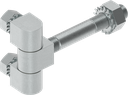 180° Hinge, Steel, precision casting zinc-plated