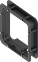 Telaio distanziale schiumato per Ts = 45 mm, ABS nero