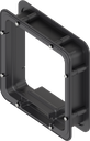 Telaio distanziatore non schiumato per Ts = 50 mm, ABS nero