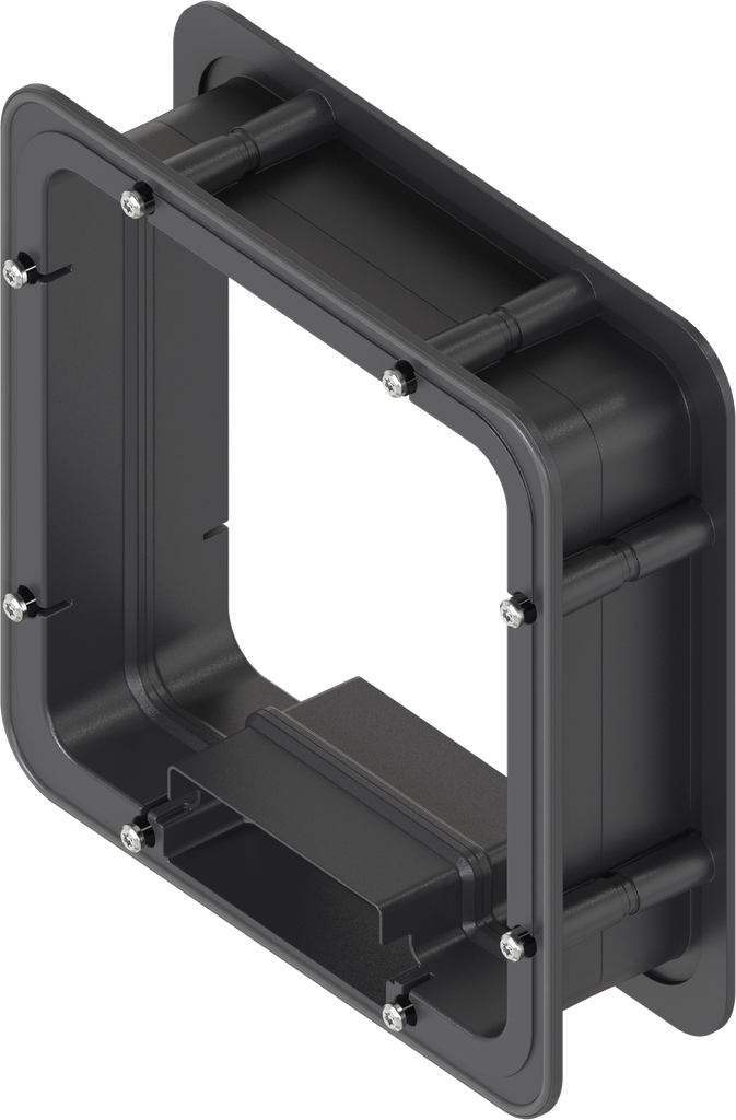 Telaio distanziale schiumato per Ts = 60 mm, ABS nero
