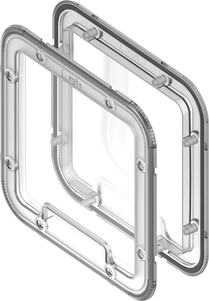 Oblò con guarnizione schiumata; 