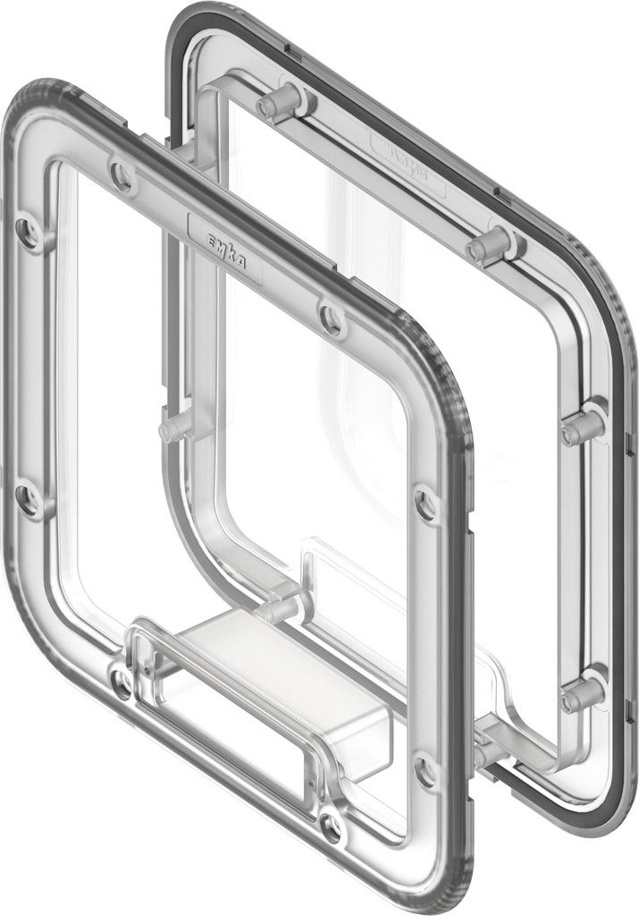 Oblò schiumato per illuminazione; 