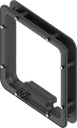 Telaio distanziale schiumato dall'interno per Ts = 30 mm, ABS nero