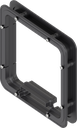 Telaio distanziale schiumato per Ts = 30 mm, ABS nero
