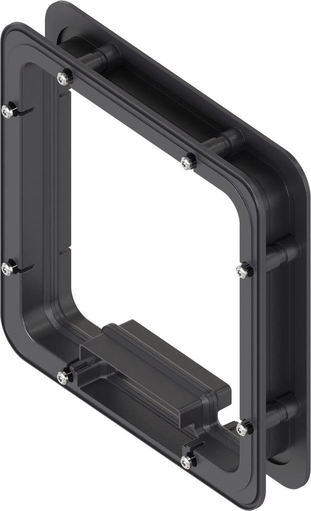 Telaio distanziatore non schiumato per Ts = 35 mm, ABS nero