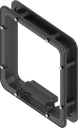 Telaio distanziatore non schiumato per Ts = 35 mm, ABS nero