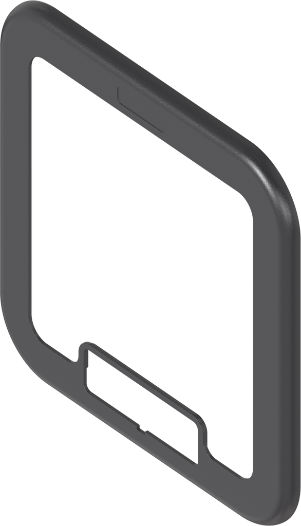 Cover frame, ASA black