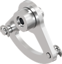 Corner steering rocker 1, Stainless steel AISI 316 polished