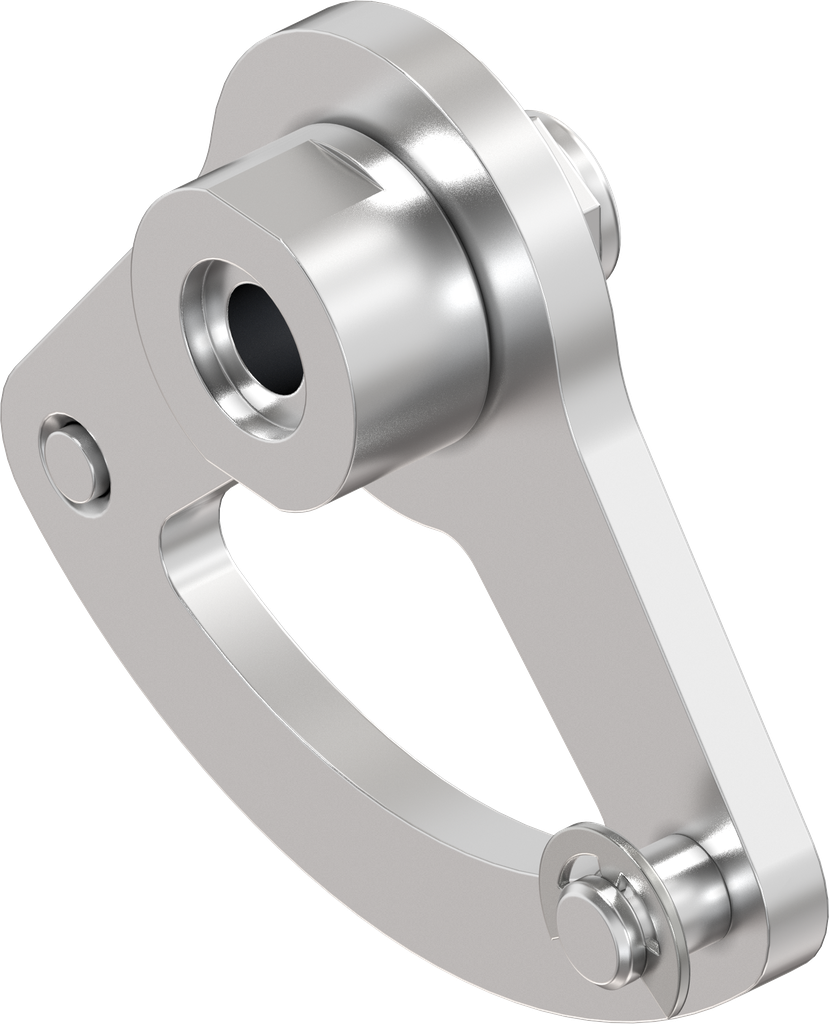 Corner guide inside the gasket, Stainless steel AISI 316 polished