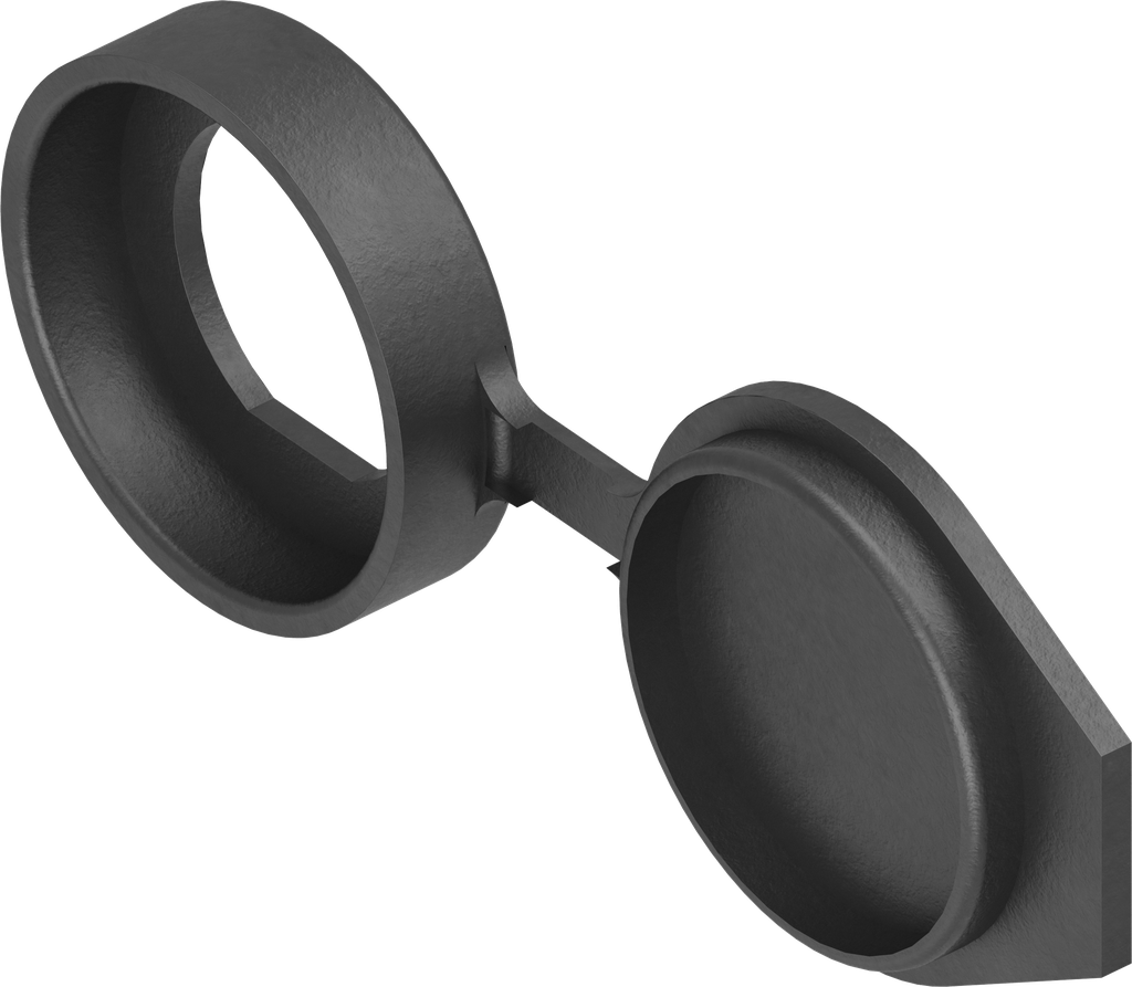 Coperchio antipolvere, polietilene nero