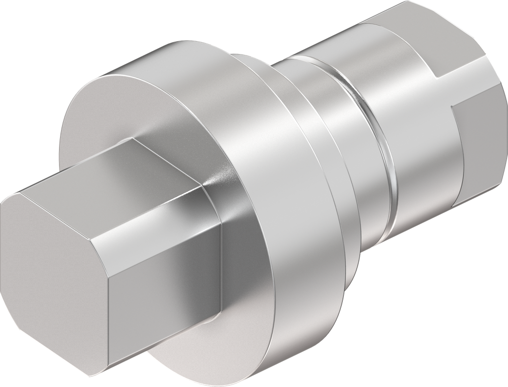 Insert square 8, Stainless steel AISI 316