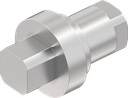 Inserto cuadradillo 8, acero inoxidable  AISI 303