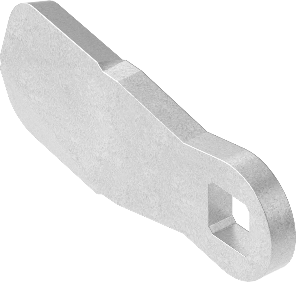 Linguetta senza fermo, acciaio zincato