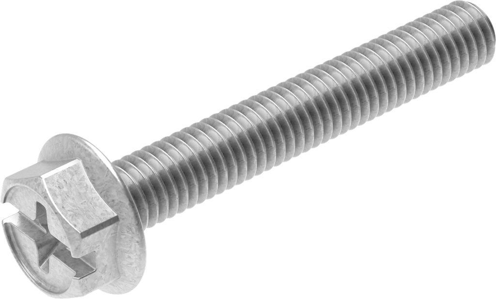 Locking screw M6 x 40, Steel zinc-plated; 1000-277-07JB