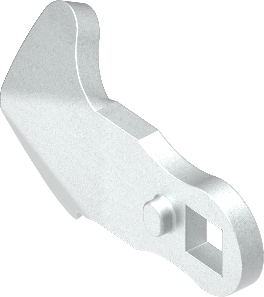 Auflaufzunge, Stahl verzinkt